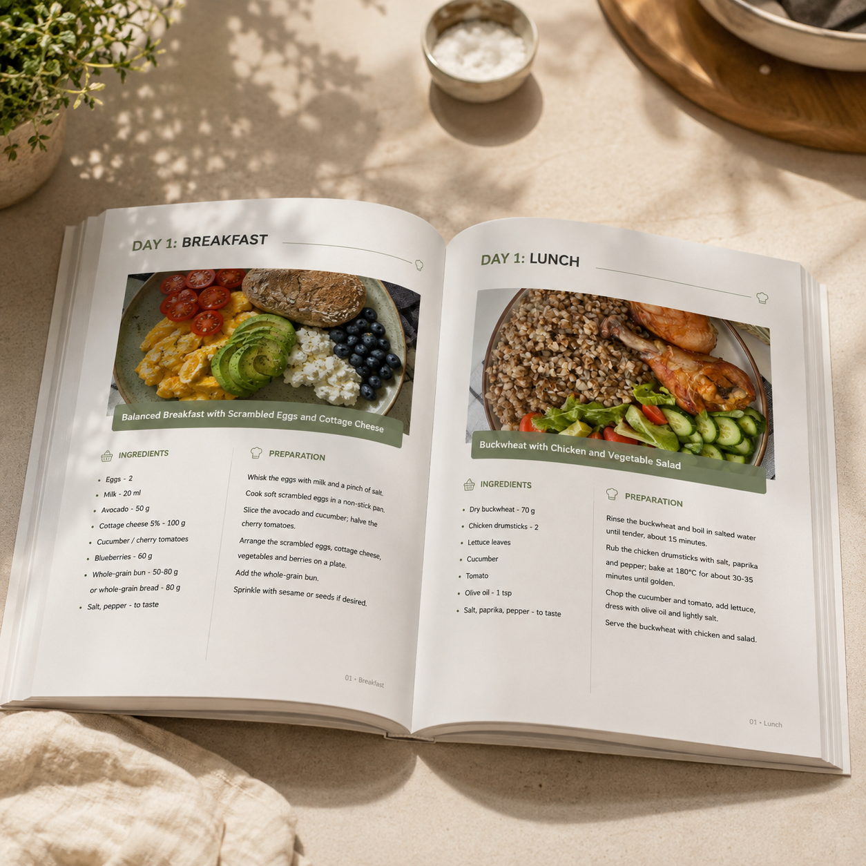 14-Day Balanced Meal Plan